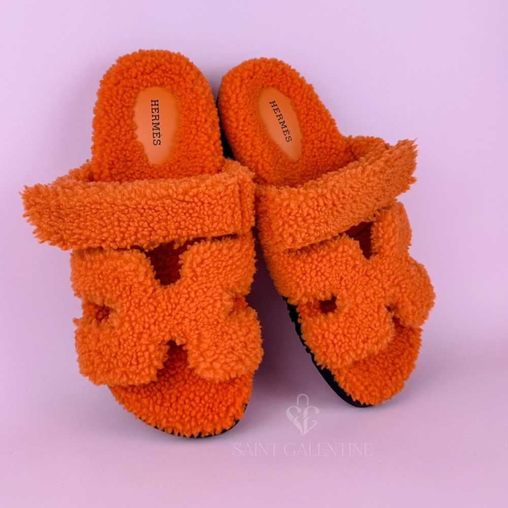Hermes Chypre Teddy Orange 40.5